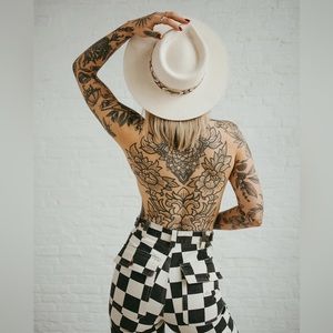 P&Co Service Fatigue Pants - Checkerboard